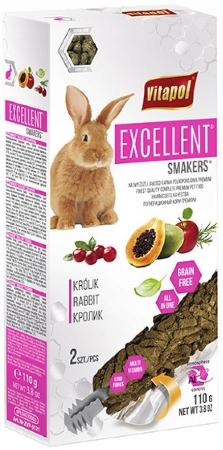 Vitapol Excellent ZVP-5121 2 x Smakers kolba dla królika Vitapol Excellent ZVP-5121 2 x Smakers kolba dla królika