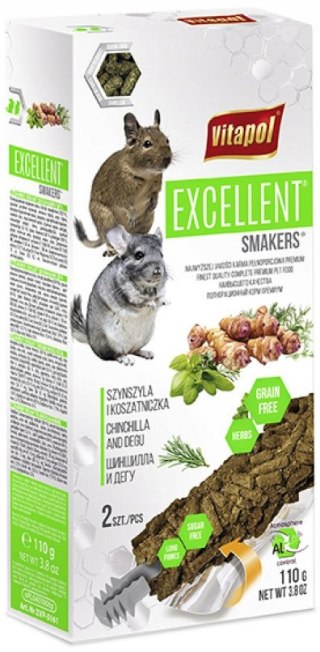 Vitapol Excellent ZVP-5161 2 x Smakers kolba szynszyla koszatniczka