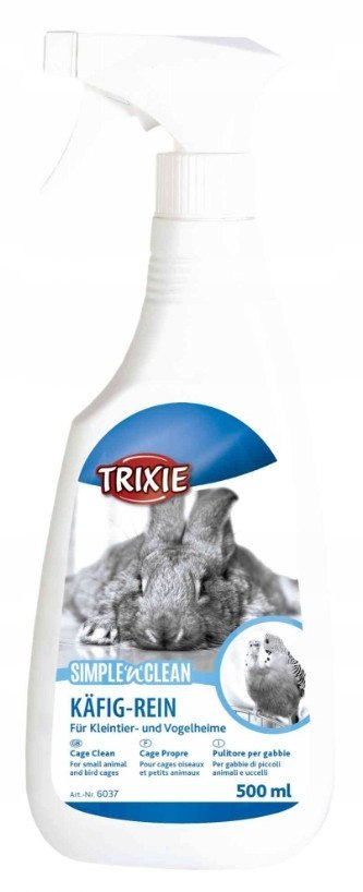 Trixie 6037 spray płyn do czyszczenia klatki 500ml Trixie 6037 spray płyn do czyszczenia klatki 500ml
