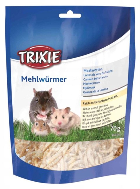 Trixie suszone larwy mącznika dla gryzoni 70g Trixie suszone larwy mącznika dla gryzoni 70g