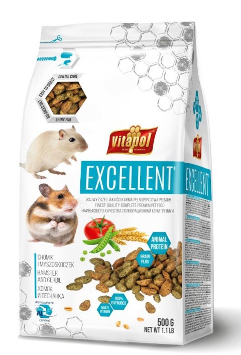 Vitapol Excellent karma chomik myszoskoczek 500g Vitapol Excellent karma chomik myszoskoczek 500g