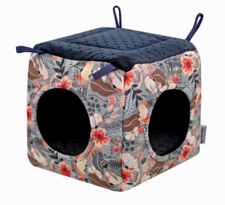 SALE Cube house two entrances for guinea pig, rat, chinchilla, pygmy hedgehog