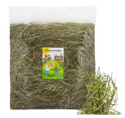 Factory Herbs Sianko tymotkowe 1,5 kg - siano dla królika, siano dla świnki morskiej, siano dla szynszyli