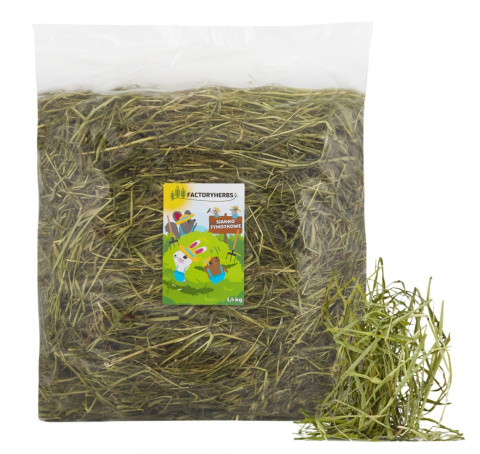Factory Herbs Timothy Hay 1.5 kg - hay for rabbit, hay for guinea pig, hay for chinchilla Factory Herbs Timothy Hay 1.5 kg - hay for rabbit, hay for guinea pig, hay for chinchilla