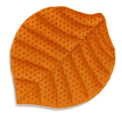 Minky Linden Leaf Cushion Mat for Rabbits and Rodents