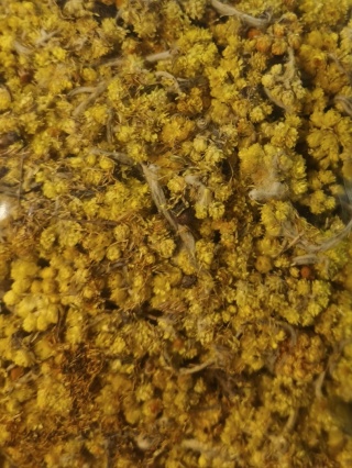 Samfarm Dried Helichrysum Flowers 100g – Supplement for Rabbits and Rodents