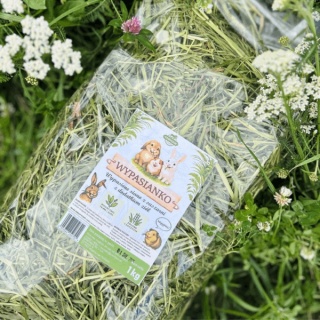 Samfarm WYPASIANKO 1kg – herbal hay from the dryer for rabbits and rodents