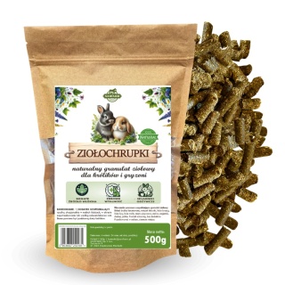 Samfarm ZIOŁOCHRUPKI – ziołowy granulat dla królików 500g