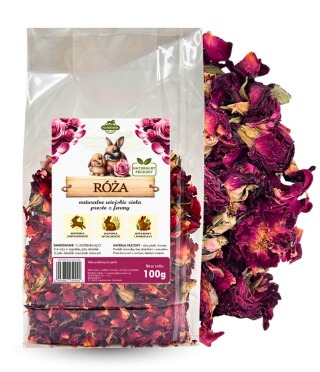 Samfarm Rose Flowers 100 – Dried Petals for Rabbits and Rodents