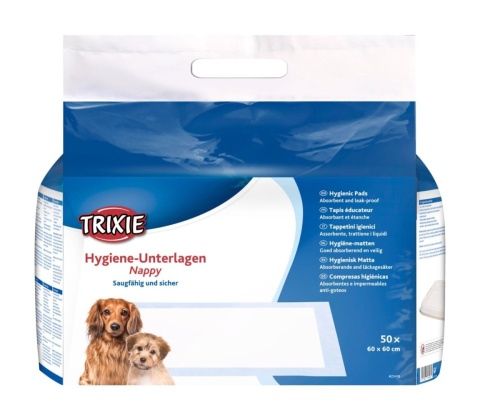 Trixie Hygienic Pads for Rabbits & Rodents 60x60 cm cm — 50 pcs