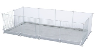 Trixie Indoor Playpen for Guinea Pigs and Rabbits – White