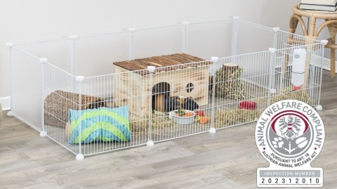 Trixie Wybieg domowy dla kawii domowych i królików – biały Trixie Wybieg domowy dla kawii domowych i królików – biały