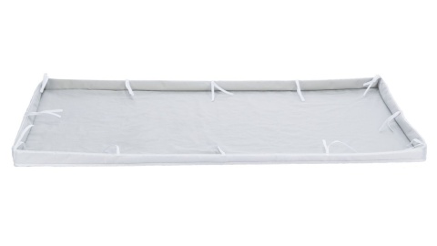 Trixie Podłoga materiałowa do wybiegu domowego 140 × 70 cm – szaro-biała Trixie Podłoga materiałowa do wybiegu domowego 140 × 70 cm – szaro-biała