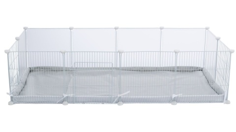 Trixie Podłoga materiałowa do wybiegu domowego 140 × 70 cm – szaro-biała Trixie Podłoga materiałowa do wybiegu domowego 140 × 70 cm – szaro-biała