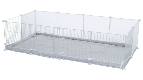 Trixie Podłoga materiałowa do wybiegu domowego 140 × 70 cm – szaro-biała Trixie Podłoga materiałowa do wybiegu domowego 140 × 70 cm – szaro-biała
