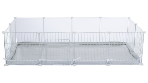 Trixie Podłoga materiałowa do wybiegu domowego 140 × 70 cm – szaro-biała Trixie Podłoga materiałowa do wybiegu domowego 140 × 70 cm – szaro-biała