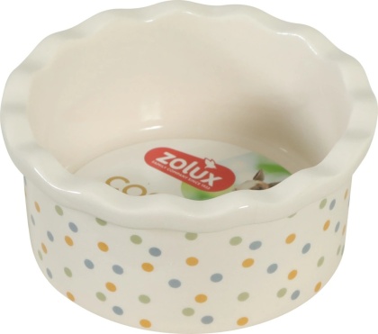 ZOLUX COSY – Miska ceramiczna dla gryzonia w groszki 150 ml