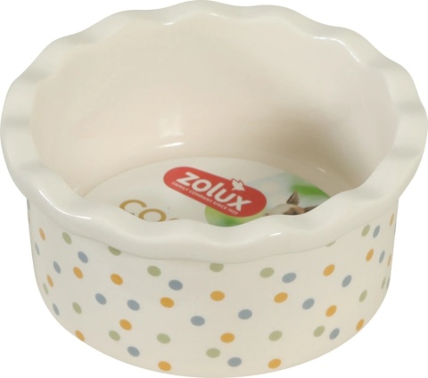 ZOLUX COSY – Ceramic Bowl for Rodents 150 ml – Polka Dot ZOLUX COSY – Ceramic Bowl for Rodents 150 ml – Polka Dot
