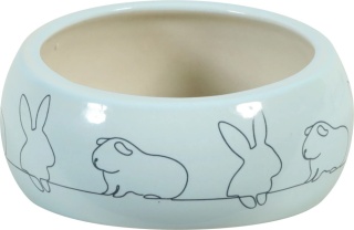 ZOLUX COSY – Miska ceramiczna dla gryzonia przeciw zachlapaniom 150 ml – niebieska