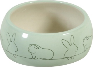 ZOLUX COSY – Miska ceramiczna dla gryzonia przeciw zachlapaniom 150 ml – zielona