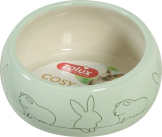 ZOLUX COSY – Miska ceramiczna dla gryzonia przeciw zachlapaniom 150 ml – zielona