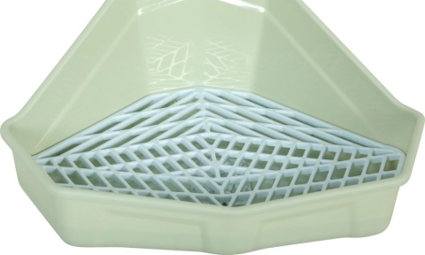 ZOLUX COSY Toaleta narożna z kartką dla królika i kawii – zielona