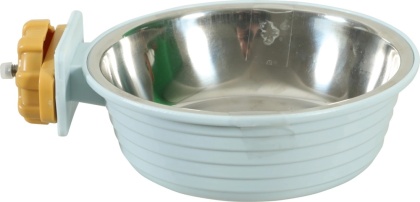 ZOLUX COSY miska dla królika i kawii, plastik/inox, 350 ml – niebieski