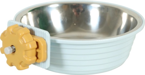 ZOLUX COSY miska dla królika i kawii, plastik/inox, 350 ml – niebieski