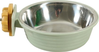 ZOLUX COSY miska dla królika i kawii, plastik/inox, 350 ml – zielona