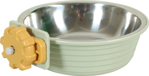 ZOLUX COSY miska dla królika i kawii, plastik/inox, 350 ml – zielona
