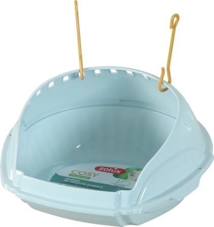 ZOLUX COSY Corner Litter Tray for Guinea Pigs – Blue