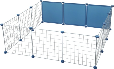 ZOLUX NEOLIFE – Wybieg Neopark dla kawii domowej (świnki morskiej) – niebieski