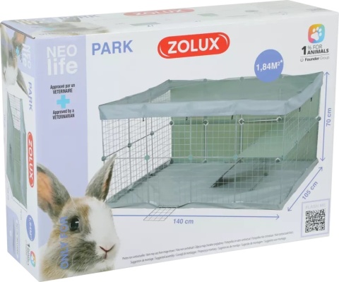 ZOLUX NEOLIFE – Wybieg Neopark dla królika (zielony)