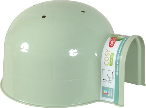 ZOLUX Plastic Igloo House for Rodents COSY Large Green