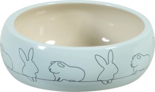 ZOLUX COSY – Miska ceramiczna dla gryzonia przeciw zachlapaniom 250 ml – niebieska