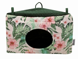 Corner house for rats, chinchillas, degus, guinea pigs