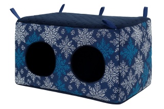 Domek podwójny dla szynszyli, szczurów, koszatniczek