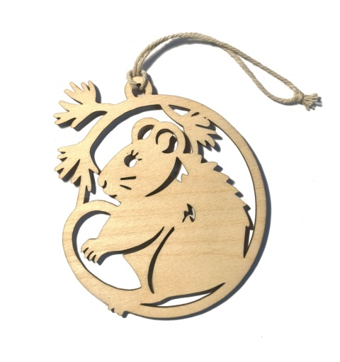 Drewniana bomba dekoracyjna – ozdoba ze sklejki