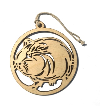 Drewniana bomba dekoracyjna – ozdoba ze sklejki