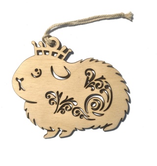 Drewniana bomba dekoracyjna – ozdoba ze sklejki