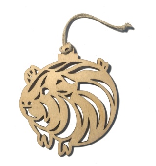 Drewniana bomba dekoracyjna – ozdoba ze sklejki