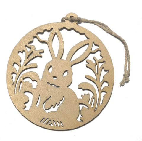 Drewniana bomba dekoracyjna – ozdoba ze sklejki