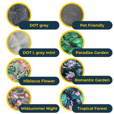 Drewniane legowisko dla królika z poduszką velvet i ozdobną kokardą