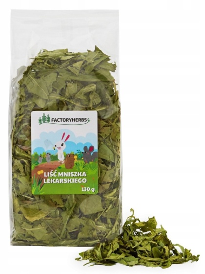 Factory Herbs Liść Mniszka Lekarskiego 130g - mniszek dla szynszyli, królików, świnek morskich
