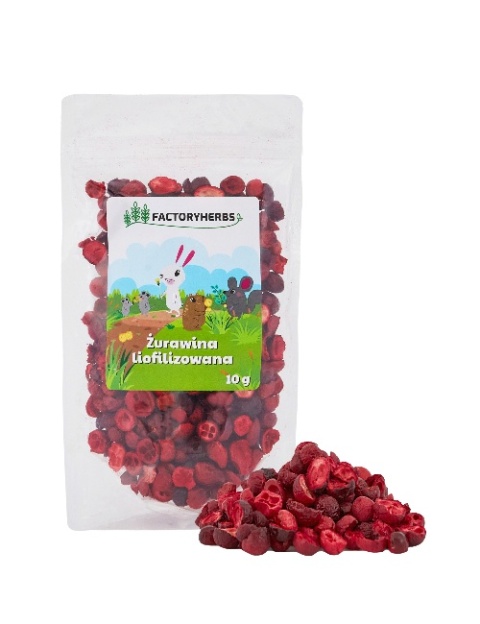 FactoryHerbs Żurawina liofilizowana 10g