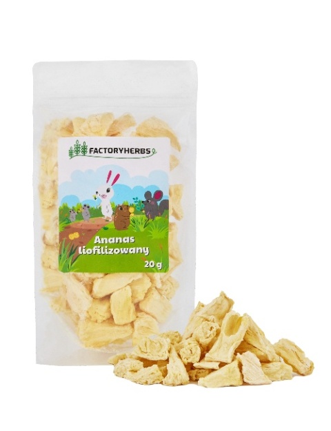 FactoryHerbs Ananas liofilizowany 20g