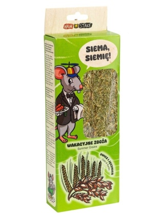 Ham-Stake Wakacyjne Zboża – Kolba dla szczurów, chomików i myszy (2 sztuki)