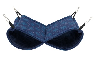 Hamak z piwnicą, tunelami dla świnek morskich, szynszyli, koszatniczek, szczurów