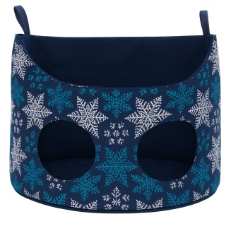 Paśnik podwójny na siano dla królików, świnek morskich, szynszyli - paśnik materiałowy dla królika, świnki morskiej