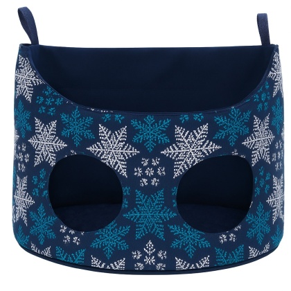 Paśnik podwójny na siano dla królików, świnek morskich, szynszyli - paśnik materiałowy dla królika, świnki morskiej